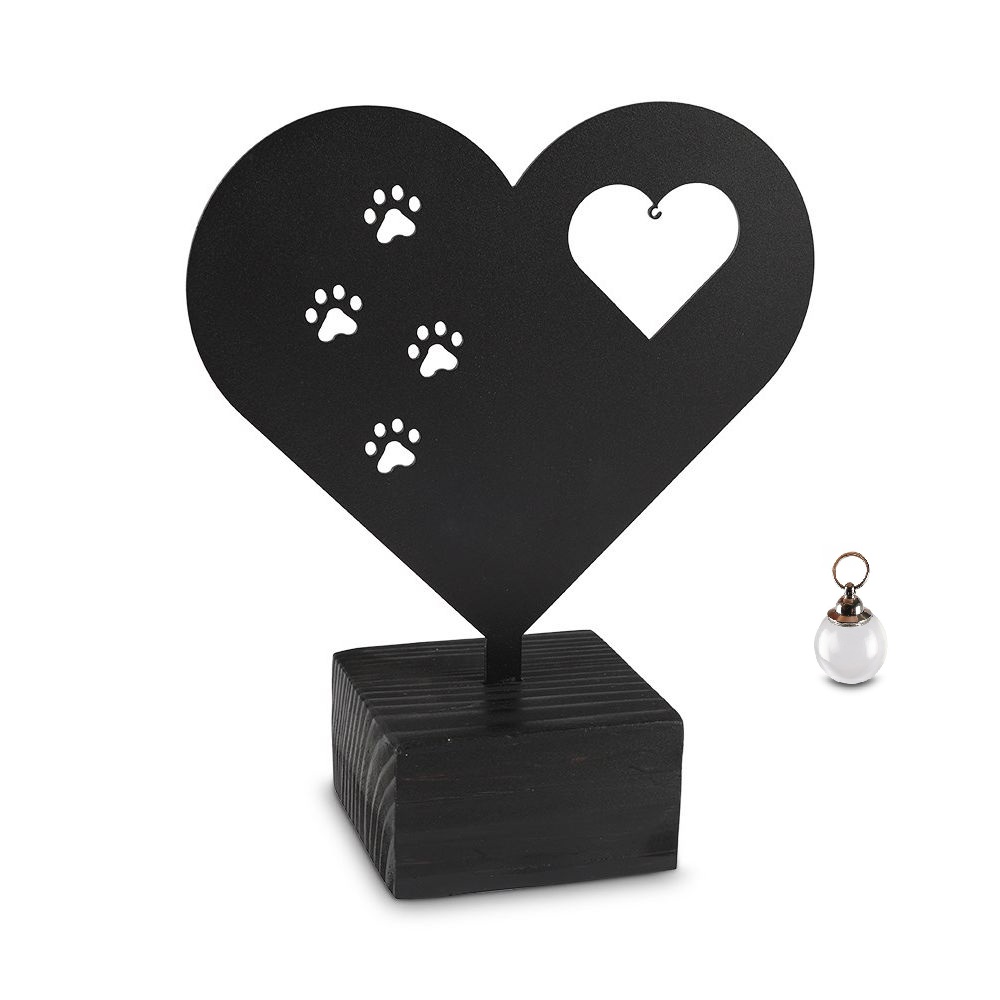 Coeur emprint pate de chien