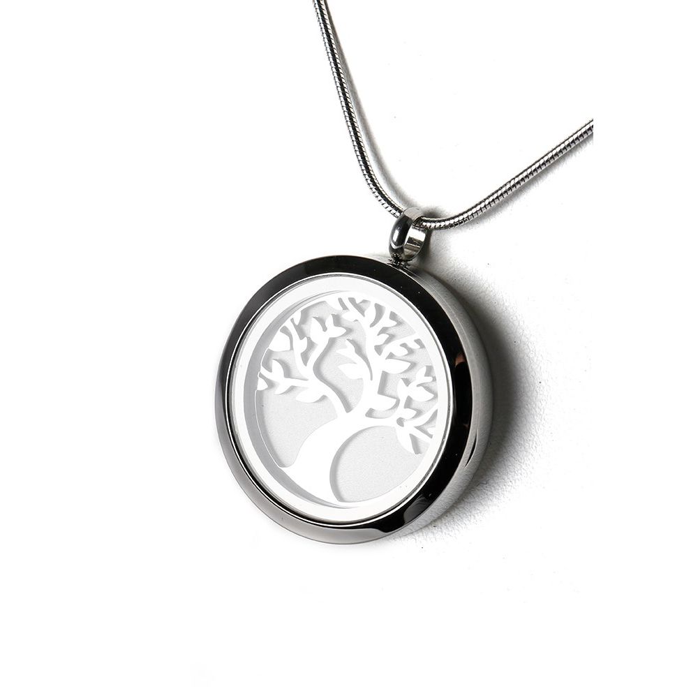 Pendentif inoxydable arbre