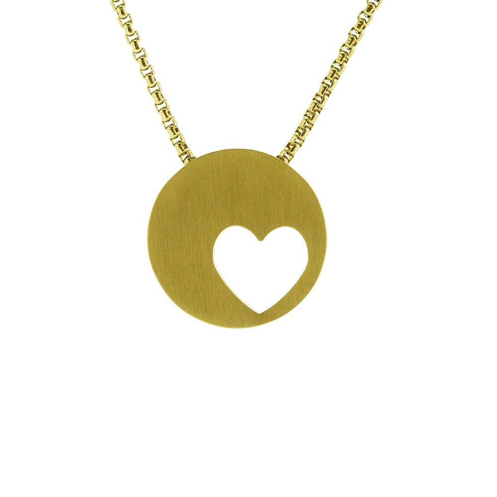 Pendentif Eternity Heart bronze