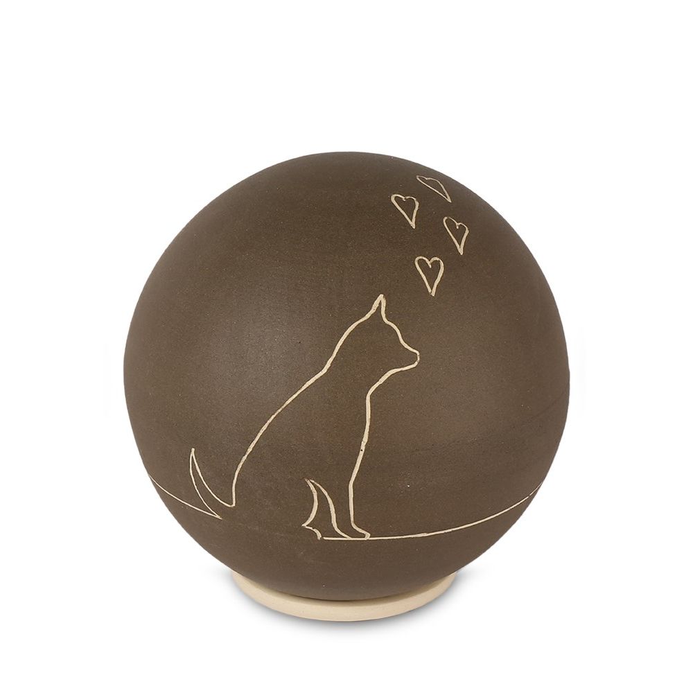 boule céramique chien